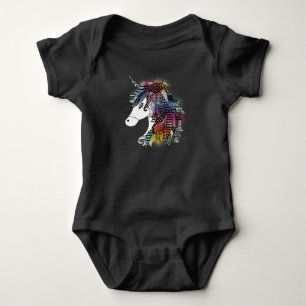 Body licorne aquarelle