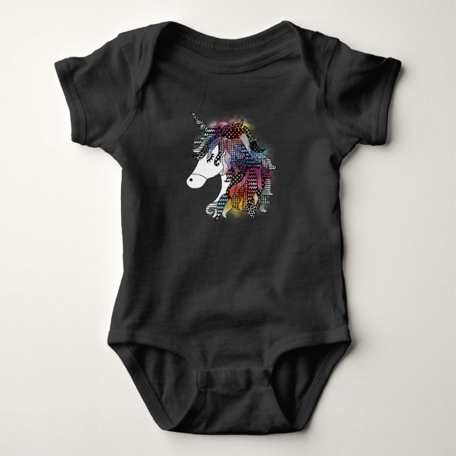 Body licorne aquarelle (Devant)