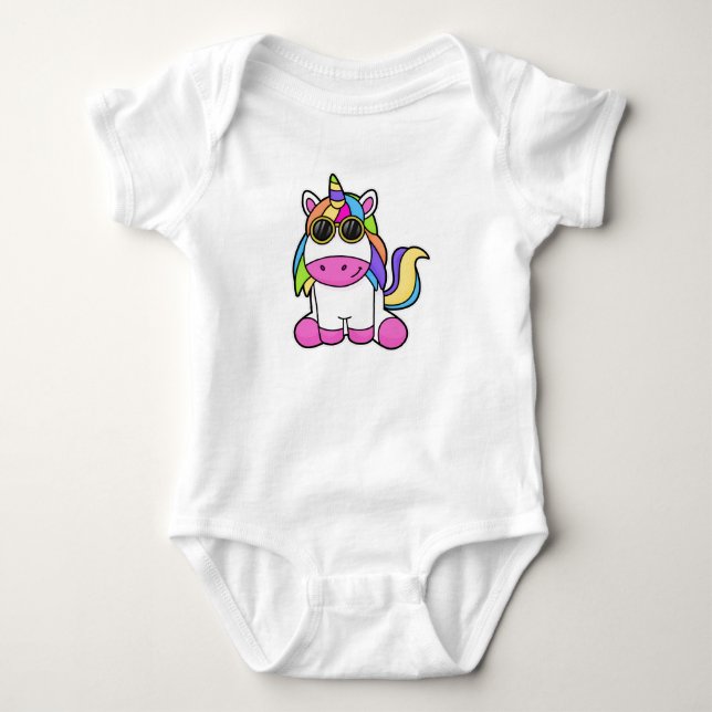 Body Licorne avec des lunettes de soleil (Devant)