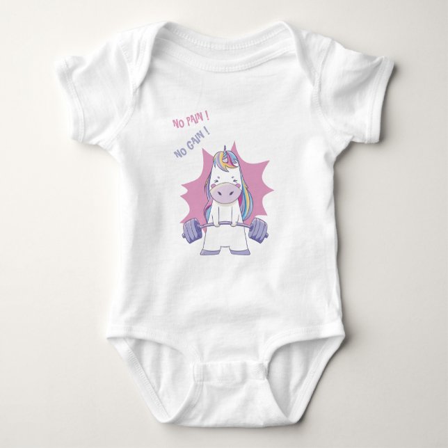 Body Licorne mignonne  (Devant)