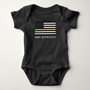 Body Ligne jaune mince American Flag Baby Dispatcher