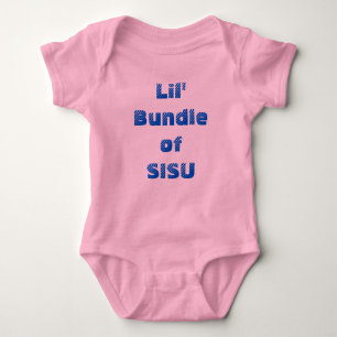 Body Lil' Bundle of SISU Baby One-Piece (rose)