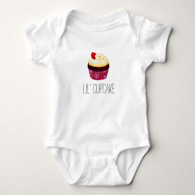 Body "Lil' Cupcake" bébé mignon (Devant)