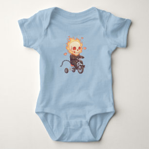 Body "Lil’ Flame Rider - Squelette mignonne en trike"