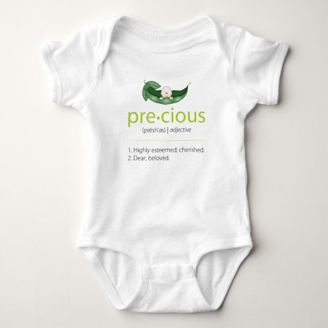 Body Lime "Precious" Pea-in-a-Pod Baby Tee (Devant)