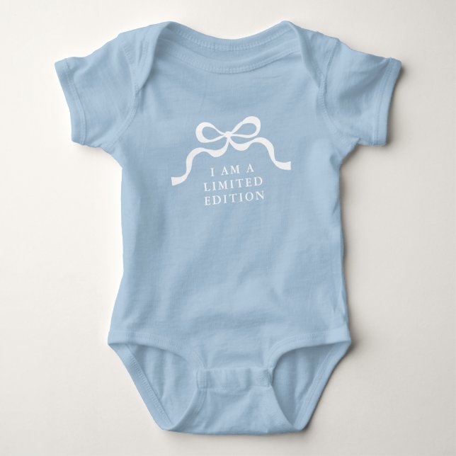 Body Limited Edition Baby Blue Retro Modern Boy Bows  (Devant)
