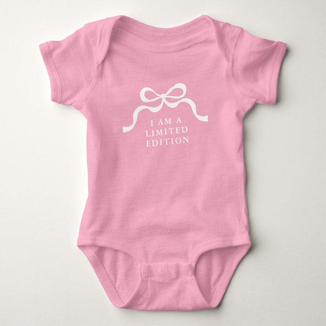 Body Limited Edition Baby Pink Retro Modern Girl Bows  (Devant)