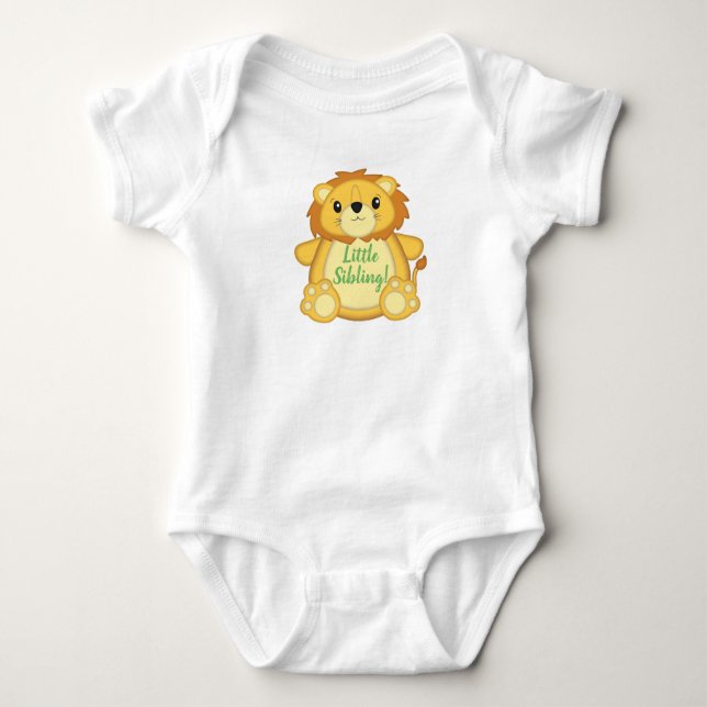 Body Lion Baby shower vert (Devant)