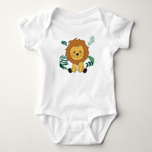 Body Lion Dans La Jungle De Beaux Animaux Pour Enfants