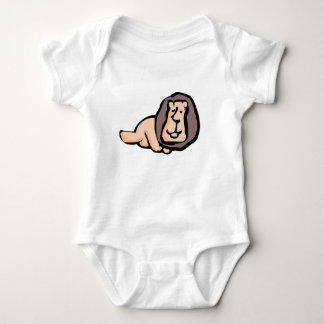Body Lion Dessiné à la Main Minimaliste