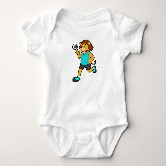 Body Lion sur Handball avec Handball (Devant)