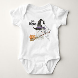 Body Little Boo Cute Ghost Halloween 1er Anniversaire