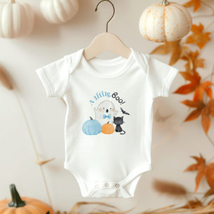 Body Little Boo est presque dû baby shower garçon bleu