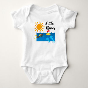 Body Little Diver avec Jelly Fish - Baby Jersey Bodysui