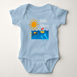 Body Little Diver avec Jelly Fish - Baby Jersey Bodysui