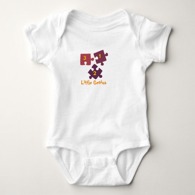 Body Little Genius Puzzle pour bébé . (Devant)