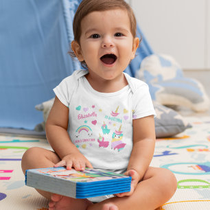 Body Little Girl Cute Llamacorn Pastel Motif