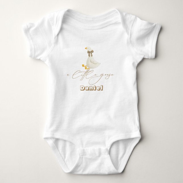 Body Little Goose Typographie Nom de Bébé   (Devant)