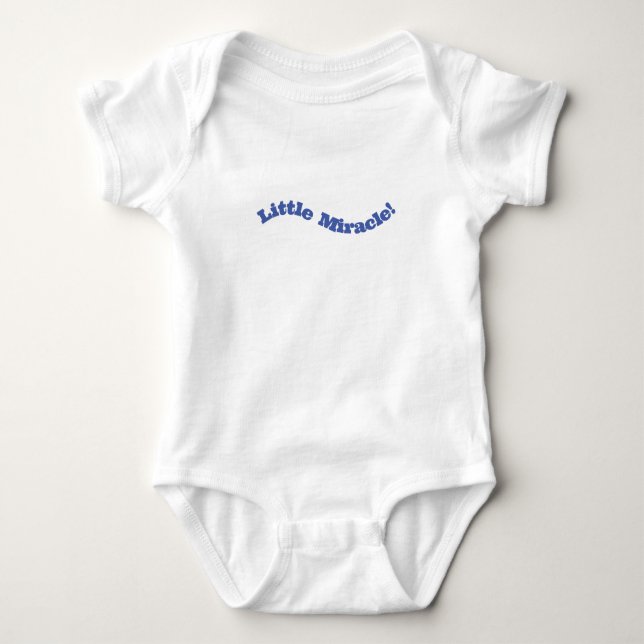 Body Little Miracle Quote Baby Romper (Devant)
