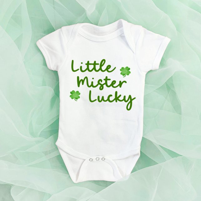 Body Little Mister Lucky St Patrick's Day Clover vert (Créateur téléchargé)