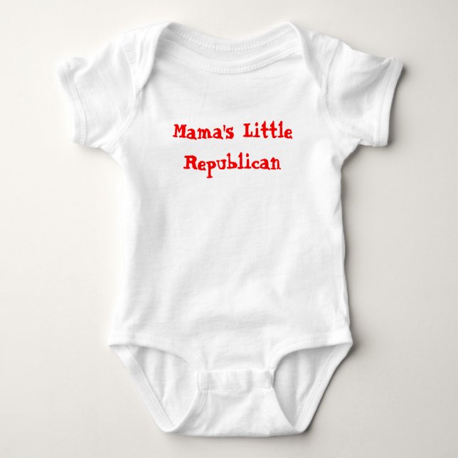 Body Little Republican de maman (Devant)