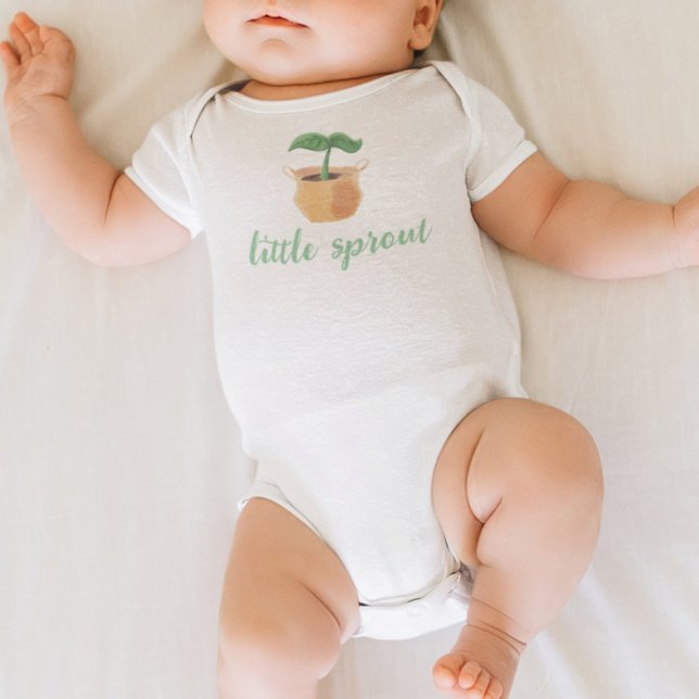 Body Little Sprout jote jardinage Plante Neutre genre (Little Sprout Cute Gardening Plant Gender Neutral Baby Bodysuit)
