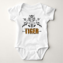 Little Tiger Vintage tigre imprimé bébé Chemise