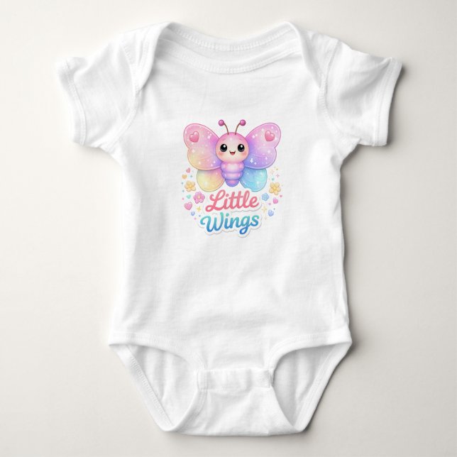 Body Little Wings Butterfly Baby Bodysuit (Devant)