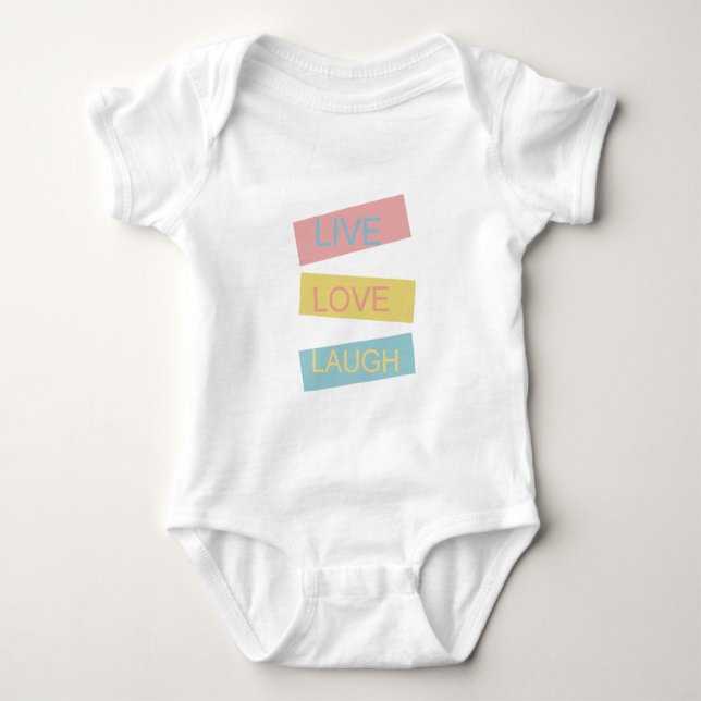 Body Live love rire design graphique motivationnel (Devant)