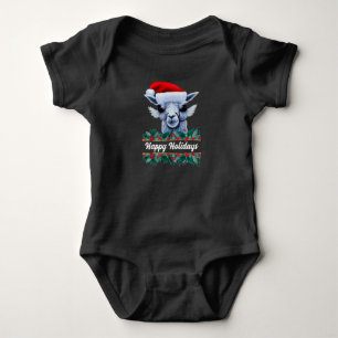 Body Llama avec chapeau de Père Noël