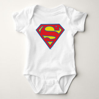 Body Logo classique Supergirl avec fond bleu