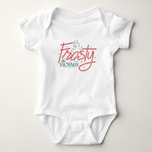 Body Logo de bonbon de Noël de Frosty le bonhomme de ne