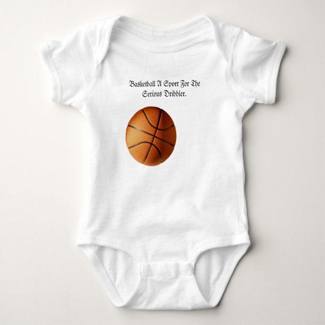 Body Logo de dribble sérieux de basket-ball orange, (Devant)