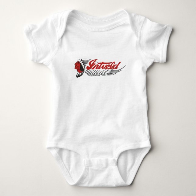 Body Logo de moto vintage blanc  (Devant)