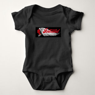 Body Logo de moto vintage noir