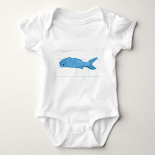 Body logo de poisson bleu
