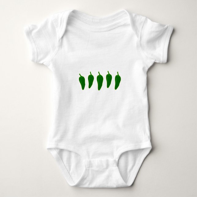 Body Logo de poivrons de Jalapeno (petit piment vert) (Devant)