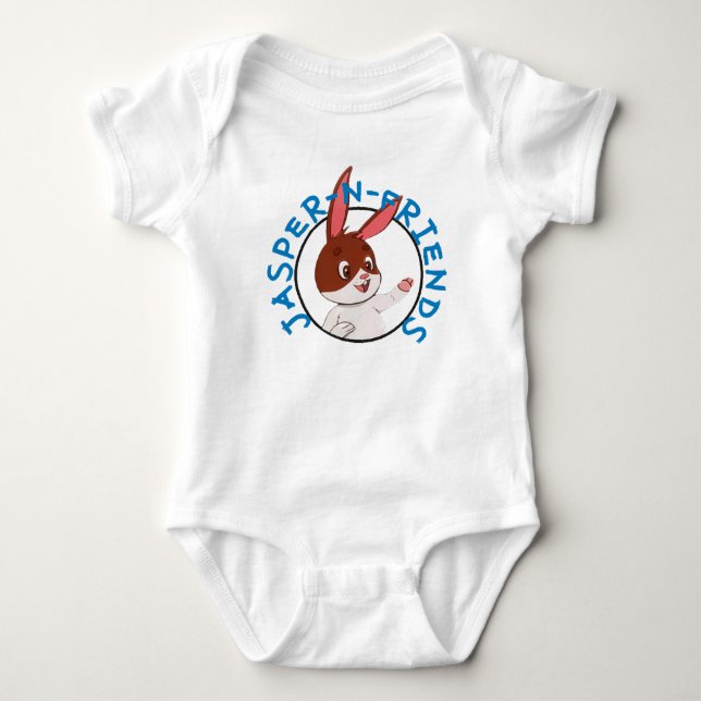 Body logo Jasper-n-Friends bébé combinaison (Devant)