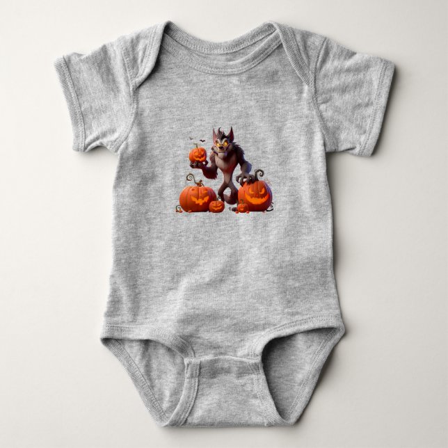 Body loup-garou et citrouilles d'Halloween (Devant)
