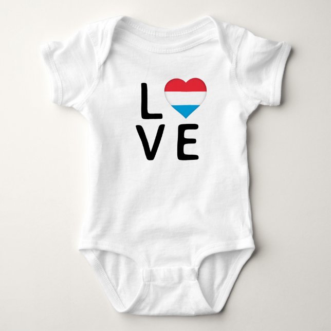 Body Love - Drapeau Luxembourg (Devant)