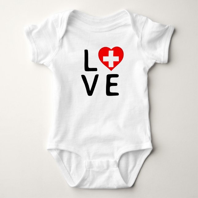 Body Love - Drapeau Suisse (Devant)