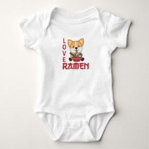 Body Love Ramen Cute Corgi Kawaii Chiens Nouilles