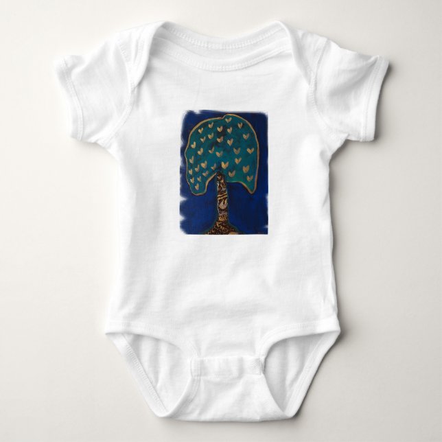 Body Love Tree Baby Jersey Bodysuit (Devant)