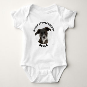 Body Loved & Protected By Letter Print Pet Photo