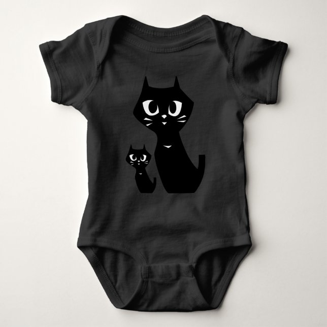 Body Lucky Black Cats sourire (Devant)