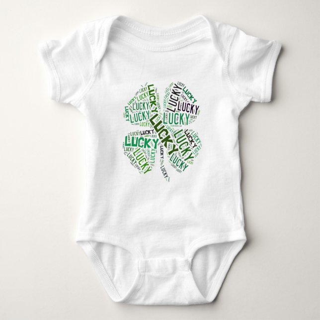 Body Lucky Clover Word Art (Devant)