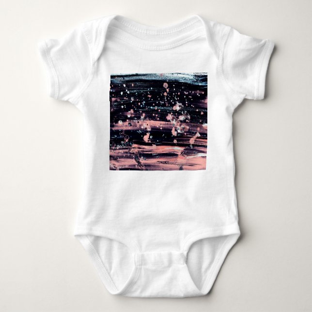 Body Lumière glamour gris foncé rose (Devant)