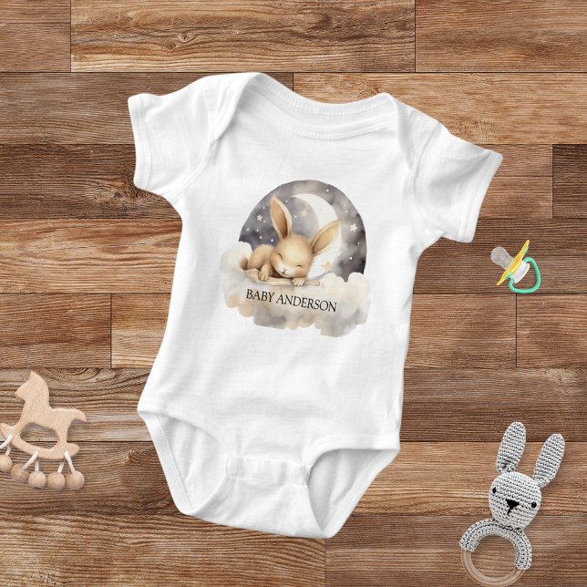 Body Lune de lapin ciel beige mignon (Créateur téléchargé)