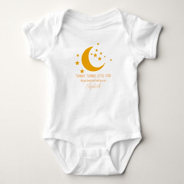 Body Lune stars bébé Bodysuit (Devant)