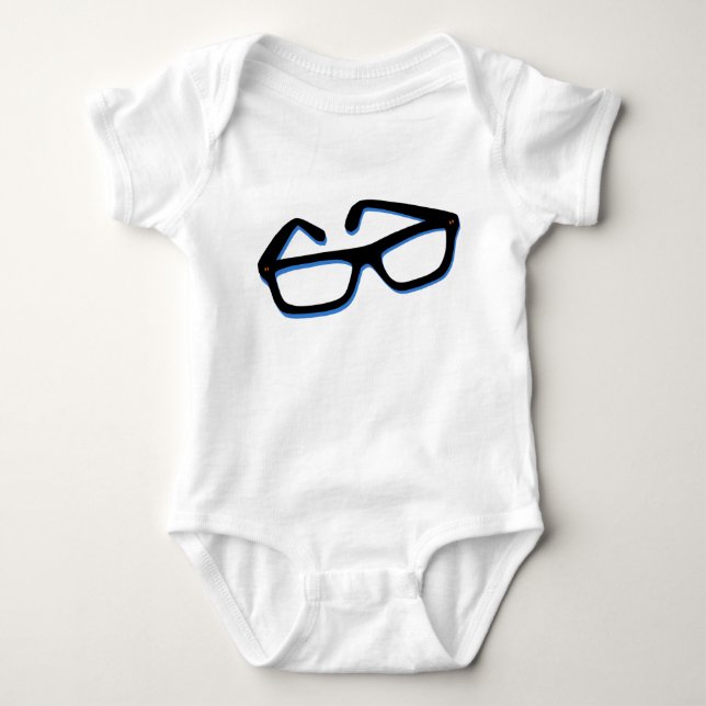 Body Lunettes de nerd cool (Devant)